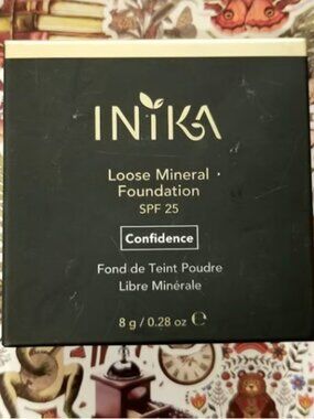 INIKA Certified Organic Loose Mineral Foundation w/SPF 25- CONFIDENCE (deep/tan)